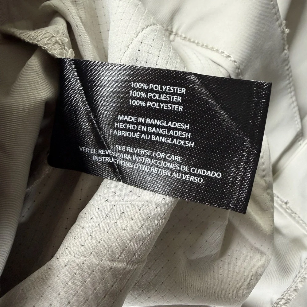 Banana Republic Mens Commuter Flex Pants Tan 38x29 Stretch Slim Fit Work
